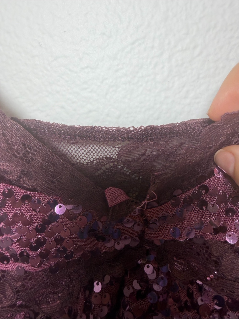 Free People Sequin Lace Cami Tank Top - Right Rhythm Cami - Picture 3 of 8
